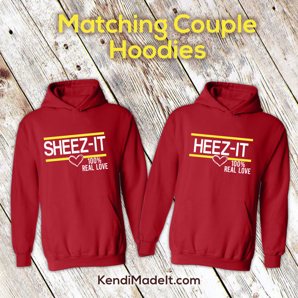 Sheez-It & Heez-It Couple Hoodie